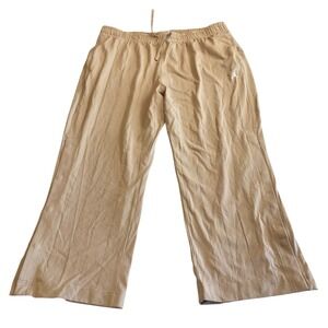 Jordan Flight Pique Wide Leg Snap Pants 2X (44x29) Tan Desert DX0399-277